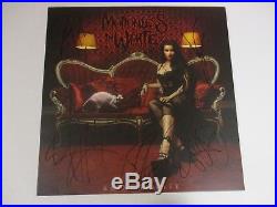 MOTIONLESS IN WHITE AUTOGRAPHED SIGNED VINYL ALBUM With SIGNING PICTURE PROOF