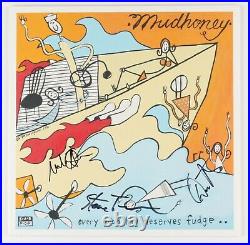 MUDHONEY Signed Every Good Boy Deserves Fudge LP Vinyl Album JSA COA