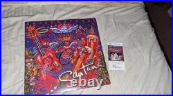 MUSIC LEGEND CARLOS SANTANA Signed Autographed SUPERNATURAL VINYL ALBUM WITH JSA