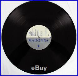 Madonna Authentic Signed True Blue Album Cover With Vinyl BAS #A45561