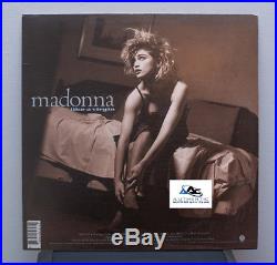 Madonna Autograph Signed Like A Virgin Album Vinyl Lp Coa