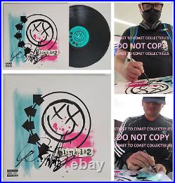 Mark Hoppus Tom Delonge signed Blink 182 album autographed vinyl COA exact proof
