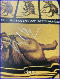 Mark Lanegan Autographed Album LP Scraps At Midnight