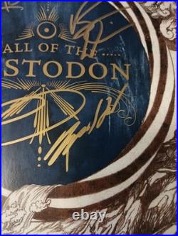 Mastodon SIGNED Call Of The Mastodon 12 Yellow Vinyl Album Brent Hinds JSA COA