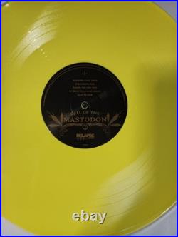 Mastodon SIGNED Call Of The Mastodon 12 Yellow Vinyl Album Brent Hinds JSA COA