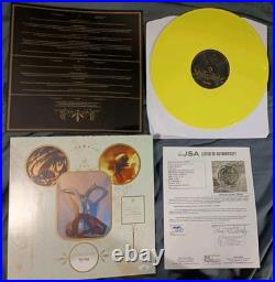 Mastodon SIGNED Call Of The Mastodon 12 Yellow Vinyl Album Brent Hinds JSA COA