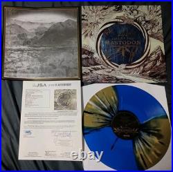 Mastodon SIGNED Call Of The Mastodon LP Splatter Vinyl Album Brent Hinds JSA LOA