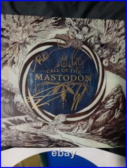Mastodon SIGNED Call Of The Mastodon LP Splatter Vinyl Album Brent Hinds JSA LOA