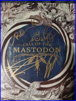 Mastodon SIGNED Call Of The Mastodon LP Splatter Vinyl Album Brent Hinds JSA LOA