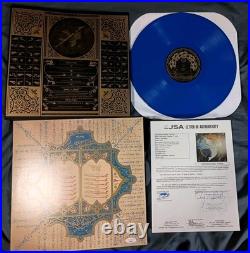 Mastodon SIGNED Leviathan 12 Blue Vinyl Album LP Gatefold Brent Hinds JSA LOA