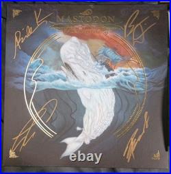 Mastodon SIGNED Leviathan 12 Vinyl Album LP Gatefold Brent Hinds JSA LOA