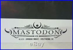 Mastodon Signed Lp & Ticket & Poster Emperor Of Sand Vinyl Album Release Party