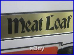 Meat Loaf Signed & Framed Bat Out Of Hell Vinyl Album Psa Dna #aa54161 Meatloaf