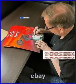 Meat Loaf Signed'bat Out Of Hell' Rare Red Vinyl Record Album Lp Proof Jsa Coa