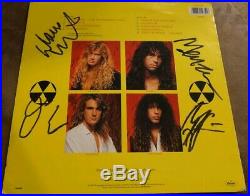 Megadeth Rust In Peace Autographed UK Vinyl 1990 Signed Capitol EST2132