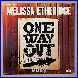 Melissa Etheridge Signed ONE WAY OUT Album Orange Vinyl Autographed PSA/DNA COA