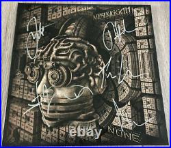 Meshuggah Signed Autograph None Ep Vinyl Record Album Jens Kidman +4