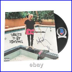 Mgk Signed Autograph Tickets To My Downfall Lp Vinyl Album Bas Beckett