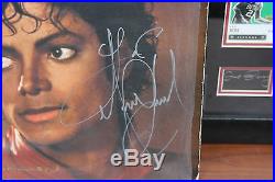Michael Jackson Hand Signed Thriller 12 Vinyl Album with COA SHANGRI-LA