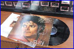 Michael Jackson Hand Signed Thriller 12 Vinyl Album with COA SHANGRI-LA