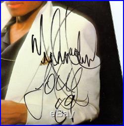 Michael Jackson Love 89 Signed Thriller Album Cover With Vinyl BAS #A10236