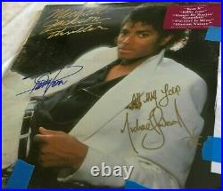 Michael Jackson/Quincy Jones RARE Signed Thriller Album WithVinyl & COA