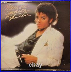 Michael Jackson Signed Autographed Promo Thriller Vinyl Album PSA DNA