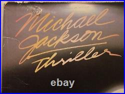 Michael Jackson Signed Autographed Promo Thriller Vinyl Album PSA DNA