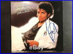 Michael Jackson signed Thriller vinyl album PSA/DNA authenticated