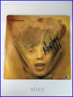 Mick Jagger Hand Signed Goats Head Soup Vinyl Album Autographed Lp Coa Mick Jagger Hand Signed Goats Head Soup Vinyl Album Autographed Lp Coa