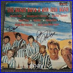 Mike Love Bruce Johnston Autograph Signed Beach Boys Album Vinyl RARE PROOF HOF