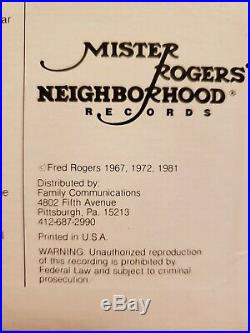 Mister Fred Rogers signed Won't You Be My Neighbor lp Record Vinyl album Jsa LOA