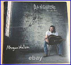 Morgan Wallen Hand Signed Dangerous Lp Vinyl Record Album Country Singer Coa