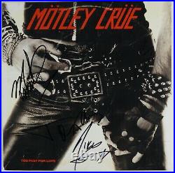 Motley Crue JSA Signed Autograph Too Fast For Love Album Vinyl Fully Signed
