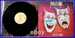 Motley Crue Theater Of Pain Vinyl LP Record Album Signed By Tommy Lee JSA