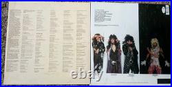 Motley Crue Theater Of Pain Vinyl LP Record Album Signed By Tommy Lee JSA