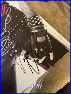 Mötley Crüe Too Fast for Love Autographed Signed Music Record Vinyl Album