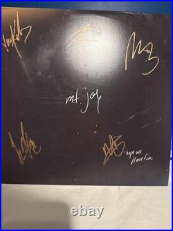 Mt Joy JSA Fully Signed Autograph Record Album Vinyl Hope We Have Fun