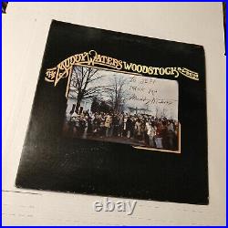 Muddy Waters SIGNED Vinyl LP Woodstock Album AUTOGRAPHED Blues