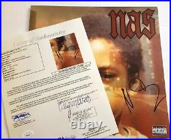 NAS ILLMATIC SIGNED Vinyl LP JSA Letter of Authenticity COA Landmark Album