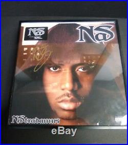 NAS New York Rapper SIGNED + FRAMED Nastradamus Vinyl Record Album