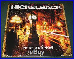 NICKELBACK signed HERE AND NOW VINYL ALBUM COVER LP PROOF Chad Kroeger COA