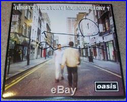Noel Gallagher Signed Autograph Oasis What's The Story Morning Glory Vinyl Album