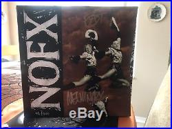 NOFX Signed Vinyl Box Set Epitath 14 Albums New And Sealed With Flag Super Rare