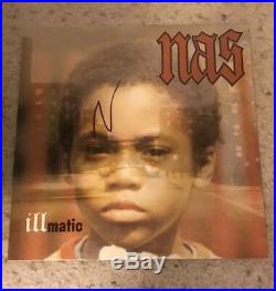 Nas Signed authentic Autographed illmatic Album Vinyl Very Cool RARE With PROOF