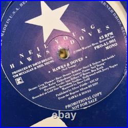 Neil Young Signed Autograph Album Vinyl Record LP Hawks & Doves with JSA COA Neil Young Signed Autograph Album Vinyl Record LP Hawks & Doves with JSA COA