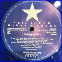 Neil Young Signed Autograph Album Vinyl Record LP Hawks & Doves with JSA COA Neil Young Signed Autograph Album Vinyl Record LP Hawks & Doves with JSA COA