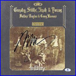 Neil Young Signed Deja Vu Album Cover With Vinyl Autographed BAS #B03501