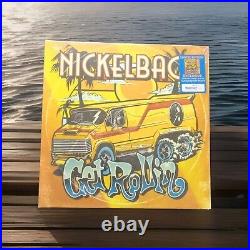 Nickelback SIGNED! Vinyl Album Get Rolling LIMITED ORANGE VINYL EXCLUSIVE Rare