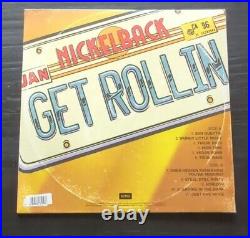 Nickelback SIGNED! Vinyl Album Get Rolling LIMITED ORANGE VINYL EXCLUSIVE Rare